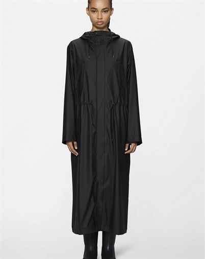 Rains - Bold Longest Regnjakke - Black